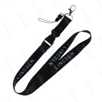 JDM สไตล์สำหรับ LINCOLN Lanyard โทรศัพท์มือถือ JDM Refitting Racing รถพวงกุญแจ ID ผู้ถือสายคล้องคอพร้อม Quick Release สำหรับ Continental