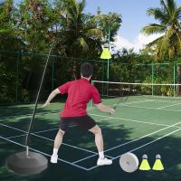 Portable Self Practice Trainer Aid Single Badminton Training Device for Playing Sports Strings