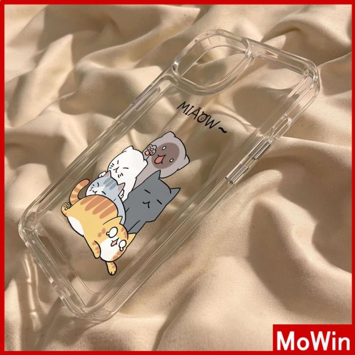 mowin-เข้ากันได้สำหรับ-เคสไอโฟน-เคสไอโฟน11-เคส-iphone-11-เคสนิ่ม-tpu-รูใหญ่-เคสโทรศัพท์อวกาศน่ารัก-cartoon-หมาขาวตลกภาษาอังกฤษ-ตัวป้องกันกล้องกันกระแทก-compatible-with-iphone-14-13-12-pro-max-11-xr-xs