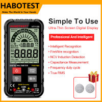 HABOTEST HT112B 6000นับ มิเตอร์ มัลติมิเตอร์ แบบดิจิทัลอัจฉริยะ NCV True RMSเครื่องทดสอบแรงดันไฟฟ้าแม่นยำสูง