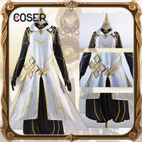 【COSER 77】Game Genshin Impact Zhongli Cosplay Zhong Li Morax Costume Genshin Impact Cosplay Costume Halloween