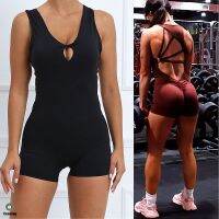 2023 Mental Lycra Gym Yoga Sets One Piece Jumpsuit Sport Women Workout Clothes for Women Fitness Womens Outfits Active Suits Protective Gear