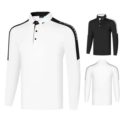 Golf clothing mens long-sleeved golf jersey outdoor sports casual breathable quick-drying top Polo shirt XXIO FootJoy ANEW Honma UTAA G4 DESCENNTE PEARLY GATES ✈♀