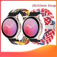 ❣ Adjustable Braided Solo Loop Nylon Band for Samsung Galaxy Watch Active 2 Gear S3 Band for Huawei GT2 Belt 20mm 22mm