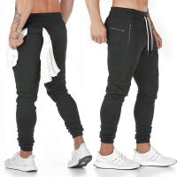 Spring and Autumn New Sports Pants Male Brother Fitness Trousers Ankle-Tied Training Running Stretch Slim Lace-up Tapered Sweatpants mFoP