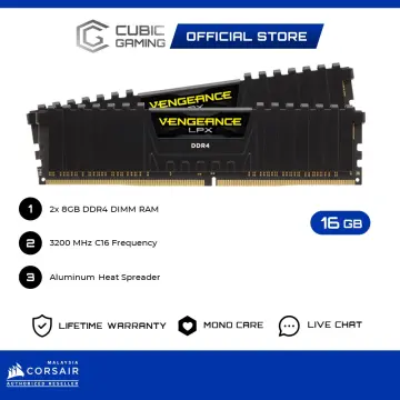 Corsair cmk16gx4m2b3200c16 vengeance hot sale lpx 16gb