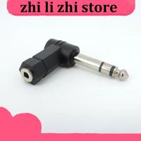 zhilizhi Store 3.5mm Female Jack to 6.35mm Male Jack Right Angled L Type Cable Converter Connector Plug Headphone Sound Adapter