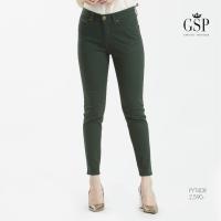 GSP Jeans Easy Color Jeans กางเกงยีนส์สีเขียวขี้ม้าทรง Skinny กางเกง กางเกงขายาวผญ กางเกงขายาว (PYT4DR)