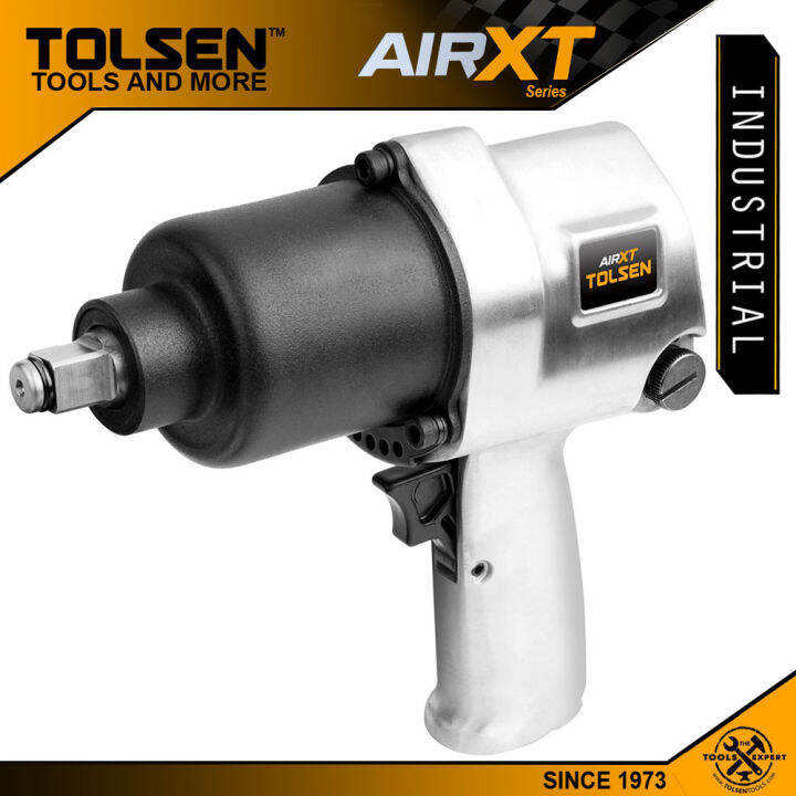 Tolsen 12" Twin Hammer Air Impact Wrench (650Nm Torque) 73301 AirXT Series For Air Compressor
