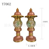 Youyi วัสดุ Lampu Buddha โคมไฟพระราชวังเคลือบอัลลอย Y7062สีแดงปลั๊กไฟเคลือบ