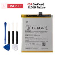 Batterrey ONE PLUS แบตเตอรี่ BLP657แบต สำหรับ OnePlus 6 A6001 แบตเตอรี่ + ฟรีเครื่องมือ