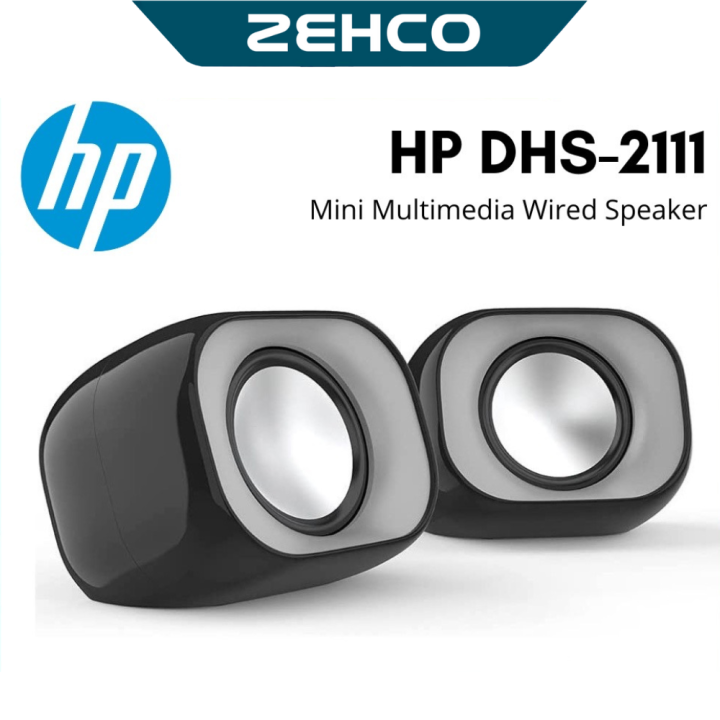 HP DHS2111 Computer Speaker Mini Multimedia Wired Speaker PC with 3