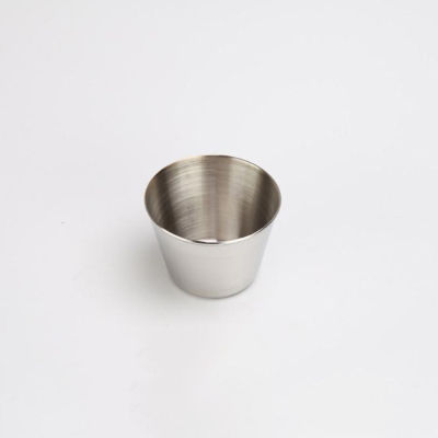 45/70ml Stainless Steel Sauce Cups Seasoning Dish Appetizer Tray Ketchup Dipping Bowl Sushi Vinegar Container Soy Saucer Container Small Sauce Cup Stainless Steel Cup Cup 45/70ml