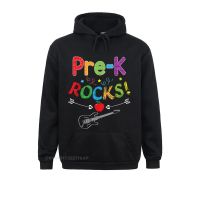 เสื้อกันหนาวแขนยาว มีฮู้ด ลาย Pre-K Rocks เหมาะกับวันขอบคุณพระเจ้า แฟชั่นทันสมัย สําหรับนักเรียน