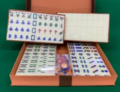 39mm AA1 XL Size Ivory Colour Mahjong Set