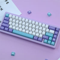 129 Kunciset Mulus Keycap R2 PBT สีย้อมทนแสงการระเหิดหมวก Kekunci เชอร์รี่ Profil Keycap สำหรับ Papan Kekunci Mekanikal Yang Disesuaikan