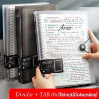 【hot】✽◐♂  a4 binder b5 notebook detachable ring book a5 ledger pp shell Student Notepad folder
