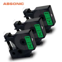 【Sell-Well】 hengqinbi Absonic 3PK 40919สำหรับ Dymo D1ป้ายเทปสีดำสีเขียวเครื่องพิมพ์ริบบิ้นสำหรับ Manager 160 210D 280 360D 420P ป้าย Maker