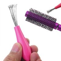 【CC】 Comb Hair Cleaner Plastic Metal Cleaning Remover Embedded Handle Tangle Accessories Color