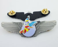 tomwang2012. WWII WOMEN AIRFORCE SERVICE PILOTS WINGS WASP FIFINELLA BADGE PIN-0367