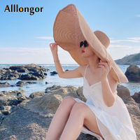 70cm Diameter Large Wide Brim Straw Hat Women Beach Hats Big Ladies Summer 2022 UV Protection Foldable Sun Shade Cap Sunhat