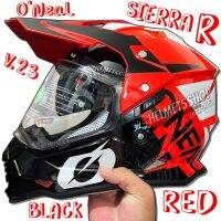 Oneal SIERRA R V.23 BLACK RED [ โมตาด ] [ แว่น 2 ชั้น ] [ นวมถอดซักได้ ] [ กิ๊ฟล็อค ]