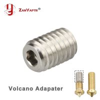 V6 Volcano Hotend Adapter High Flow CHT Nozzle Copper Connector For Volcano Heater Block to V6 Nozzles Support High Tempeture