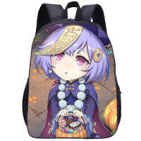 Genshin Impact Backpack for kids Student Large Capacity Breathable Printing Fashion Personality Multipurpose Bags