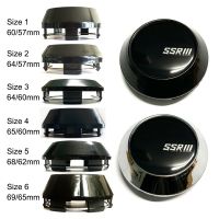 Style 4pc 60/64/65/68/69MM SSR Black Style Sticker Car Wheel Centre Sport Rim Cap Fit for SSR Wheel