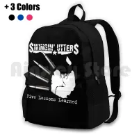 Petty Wage Outdoor Hiking Backpack Waterproof Camping Travel Swingin Lagwagon Utters Band Mad Subhumans Caddies Nofx