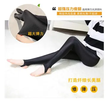 Ready Stock S-5XL Women Office Wear Work High Elastic Glossy Leggings Female  Plus Size Stretch Pencil Pants Black Skinny Trousers Ladies big size long  pant Spring Autumn Girl Thin Shorts Five-point Seven-point