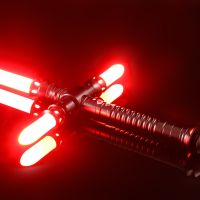 Lightsaber Weapon Fighting Metal Handle Sound Effect Toy LED Luminous Sword Outdoor Wars Knife Laser Sword Weapon Toys Gift Prop