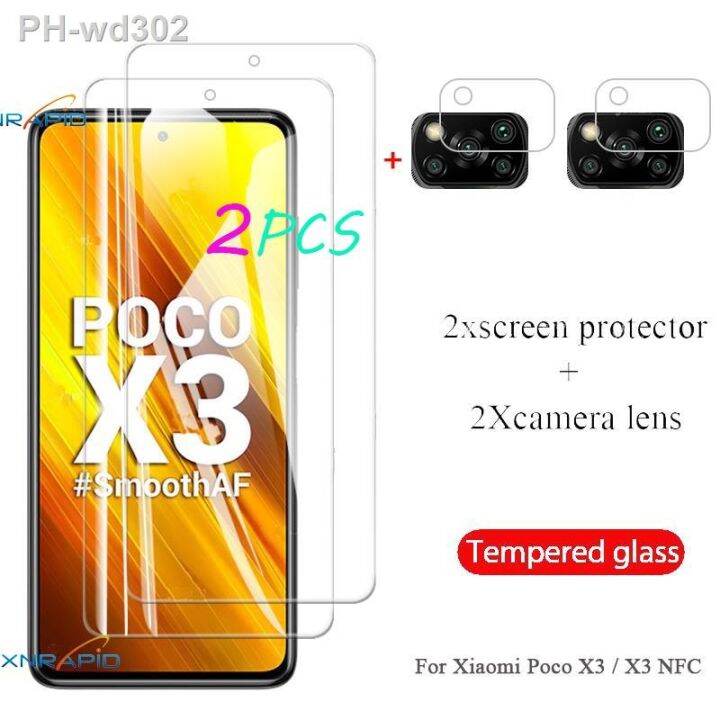 tempered-glass-for-xiaomi-little-x3-poco-x3-nfc-pock-screen-protector-on-xiomi-mi-pocofone-x3-pro-camera-protective-glass-film