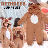 Reindeer jumpsuit ชุดหมีเรนเดียร์เด็ก(FANCY166)
