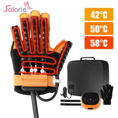 Heating Intelligent Massage Gloves Stroke Hemiplegia Robot Rehabilitation Gloves Hand Finger Function Recovery Training Device