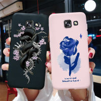 สำหรับ S Amsung G Alaxy A7 2017 SM-A720F มังกรงู Soft TPU ปกหลังกรณีโทรศัพท์สำหรับ S Amsung A7 2017ปลอก