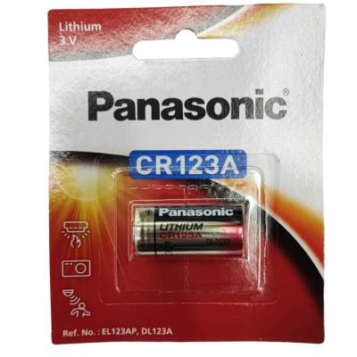 Panasonic ถ่านกล้องถ่ายรูป CR123A  Lithium 3V