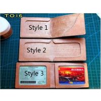 Japan Steel Blade DIY Leather craft simple small card holder wallet leather craft die mould tool set Wooden die for Leathercraft