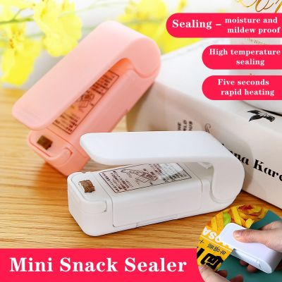 Snack Sealing Machine Small Mini Plastic Sealing Machine Household Plastic Bag Food Preservation Vacuum Sealing Without Battery