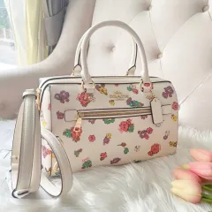 Coach small town bucket bag with dandelion print review 💕 