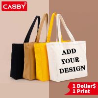 Personal Customize Women Tote Bag Linen Canvas Bag With Print Logo Custom Your Pictures Shopping Bags DIY Hand Shoulder Bags