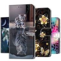 【Enjoy electronic】 A52S Wolf Cat Tiger Butterfly Phone Case Housing For Samsung Galaxy A12 A22 A32 A42 A52 A72 A13 A53 A91 Kids Book Cover 5G D08F