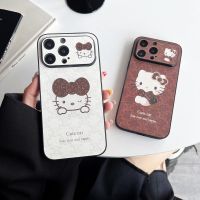 Sanro Hello Kitty กันกระแทกเต็มตัวเคสโทรศัพท์มือถือลายการ์ตูนน่ารักสำหรับ iPhone 15 Pro Max Plus เคสโทรศัพท์นิ่มสำหรับ iPhone 14 Po Max เคสกันกระแทกเคสสำหรับ Apple 13 12 11เคสห่อหุ้ม