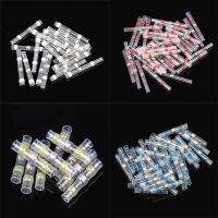 50 10 PCS Solder Seal Wire Connectors Heat Shrink Tube Solder Butt Connectors Solder Terminals Kit Automotive Marine Insulated