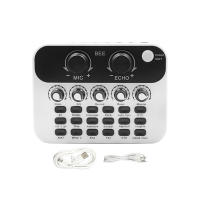 V8 Voice Changer Durable For PC Computer Multifunction Music Portable Home Audio Online Singing Live Sound Card Professional K