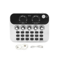 V8 K Easy Install Accessories Portable Professional Music Durable For PC Computer Voice Changer Live Sound Card Home Audio