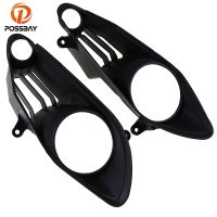 POSSBAY Black Motorcycle Headlight Cover Protector Fit for Yamaha R1 2009 2010 2011 Accessories Scooter Lamp