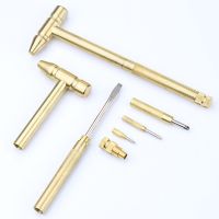 5 1 Multifunctional mini copper hammer five one plated with screwdriver inside 【hot】∏