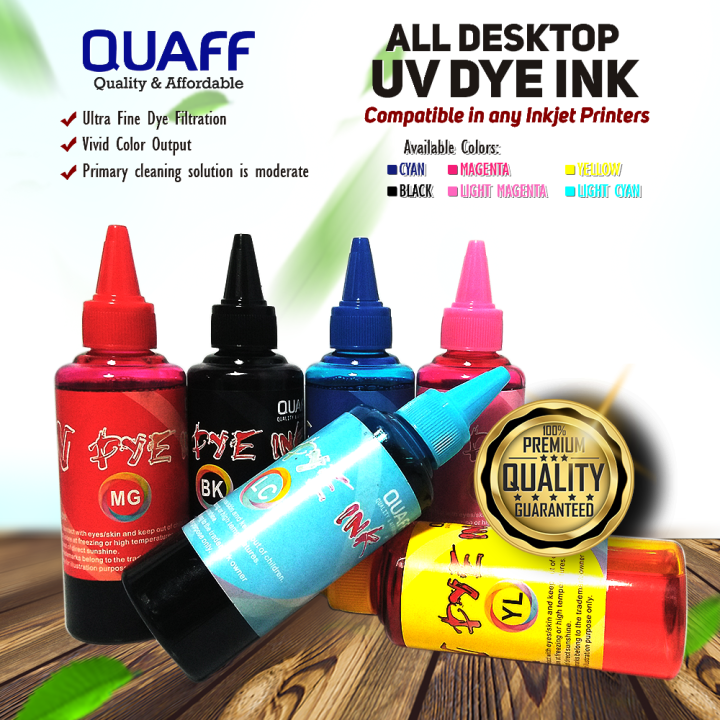 【PP Supplies】QUAFF Universal Dye Ink for Inkjet Printers 100ml