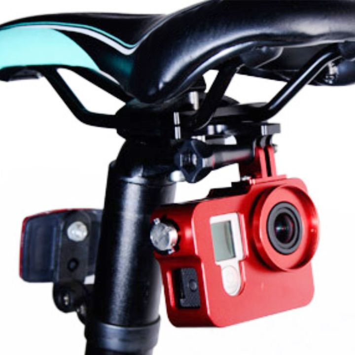 ตัวหนีบกล้องยึดขาตั้งกล้องขาเดียวที่นั่งจักรยานจักรยานรางอานขาต่อกล้องสำหรับ-gopro-hero-8-7-6-5-4-xiaomi-yi